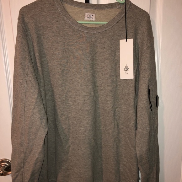 CP Company Fleece Lens Crew Sweatshirt Grey XL - Picture 1 of 5